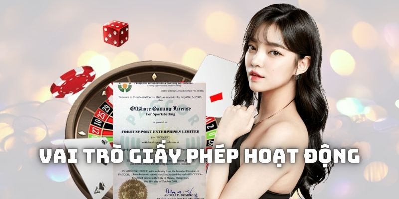 Điều kiện giấy phép hoạt động